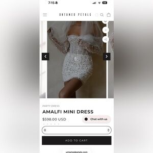 UNTAMED PETALS Amalfi Mini Dress (SEE DETAILS!!)